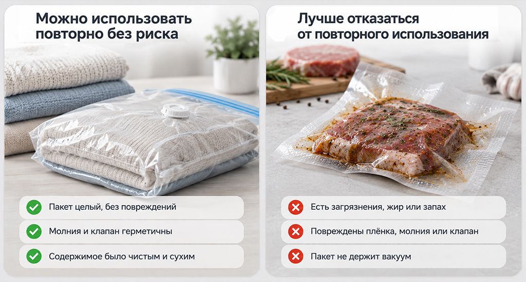 Когда лучше отказаться от повторного использования