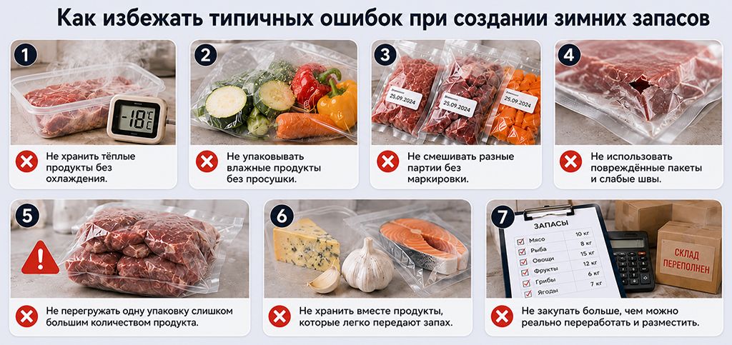 Как избежать типичных ошибок при создании зимних запасов Как избежать типичных ошибок при создании зимних запасов