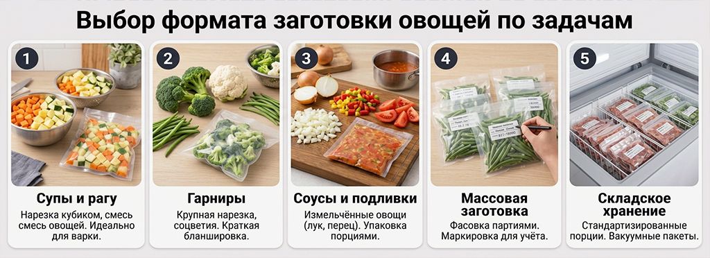Какой формат заготовки выбрать для разных задач