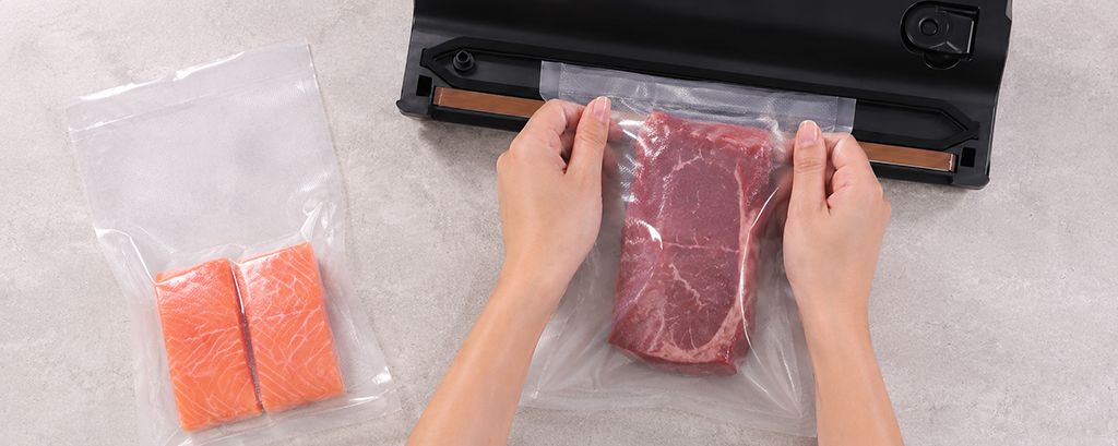 Продукт не должен быть слишком близко к краю пакета