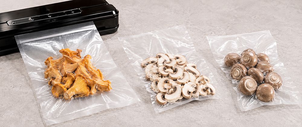 Какую упаковку выбрать для заморозки грибов