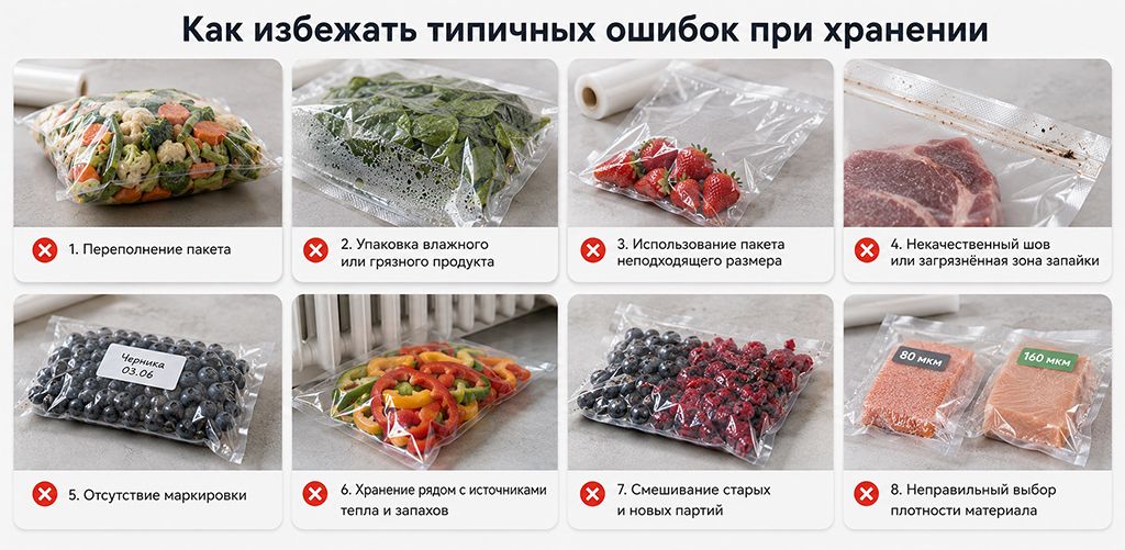 Как избежать типичных ошибок при хранении Как избежать типичных ошибок при хранении