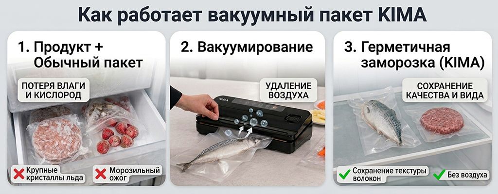 Как работает вакуумный пакет