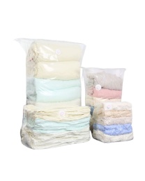 Набор из 6 вакуумных пакетов для одежды и вещей (3шт - 50x70x30 см, 3шт - 80x100x30 см), прозрачные