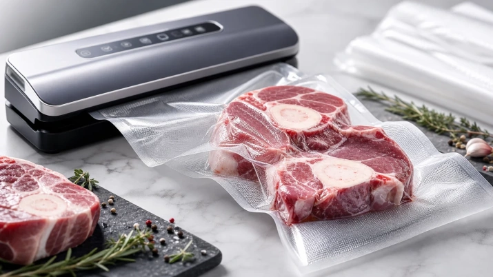 Как вакуумировать продукты с костями