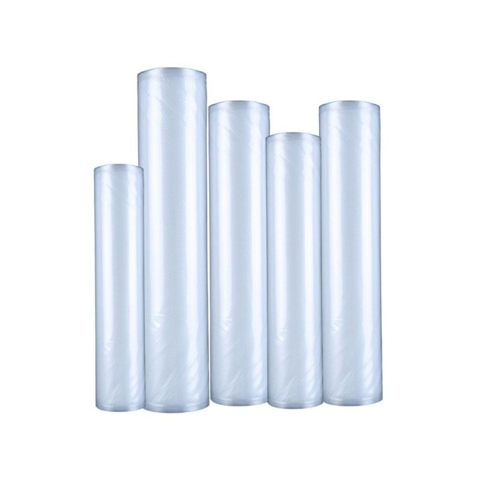 Набор пищевых вакуумных пакетов в рулоне 12х500, 15х500, 20х500, 25х500, 28х500 см